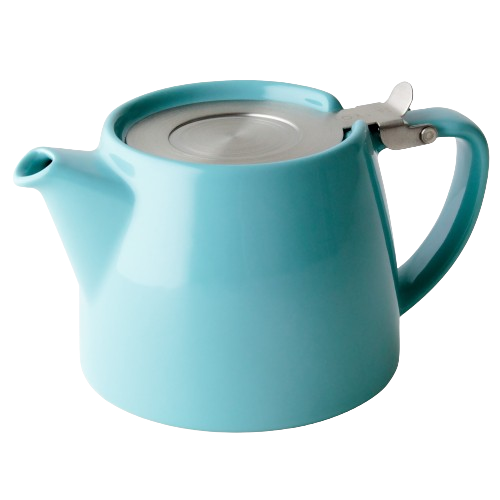 ティーポット 530ml スタンプティーポット おしゃれ 陶器紅茶ポット 急須 ポット 茶こし付 茶こし付き 片手 ハンドル付き フォーライフ 正規輸入 | FORLIFE JAPAN | 05