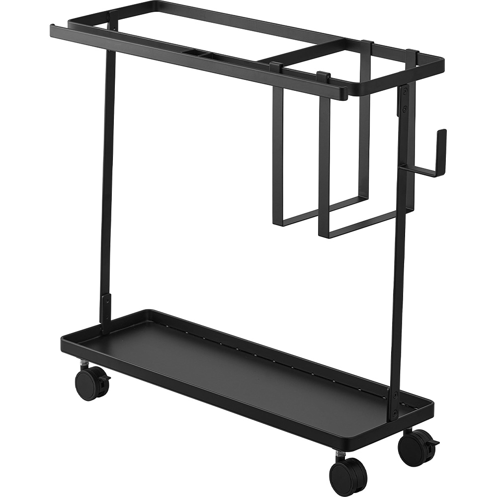 山崎実業 tower キャスター付き フィットネスグッズ収納ラック タワー 収納 ダンベル 腹筋ローラー プレート 筋トレ ウエイト トレーニング | tower | 02