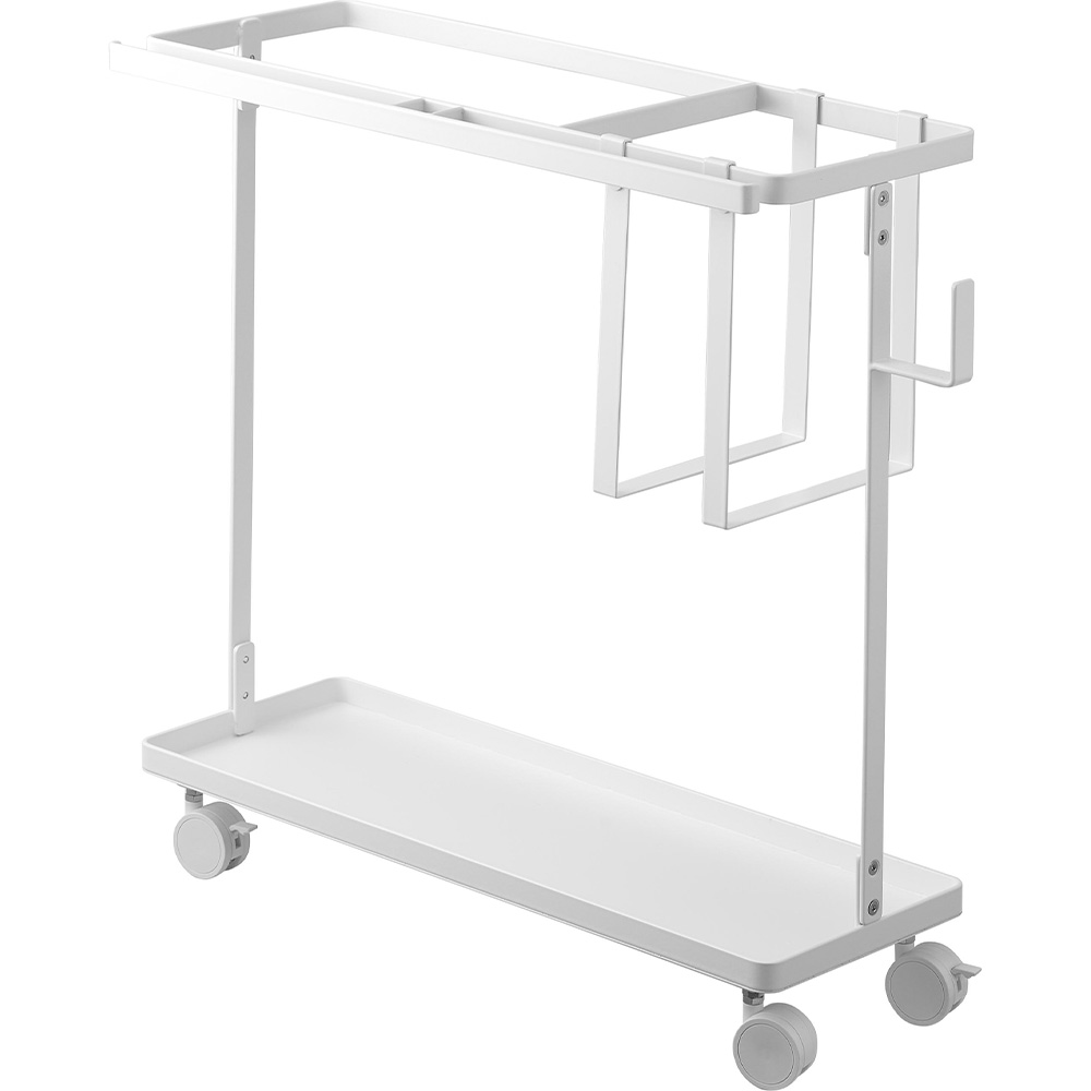 山崎実業 tower キャスター付き フィットネスグッズ収納ラック タワー 収納 ダンベル 腹筋ローラー プレート 筋トレ ウエイト トレーニング | tower | 01