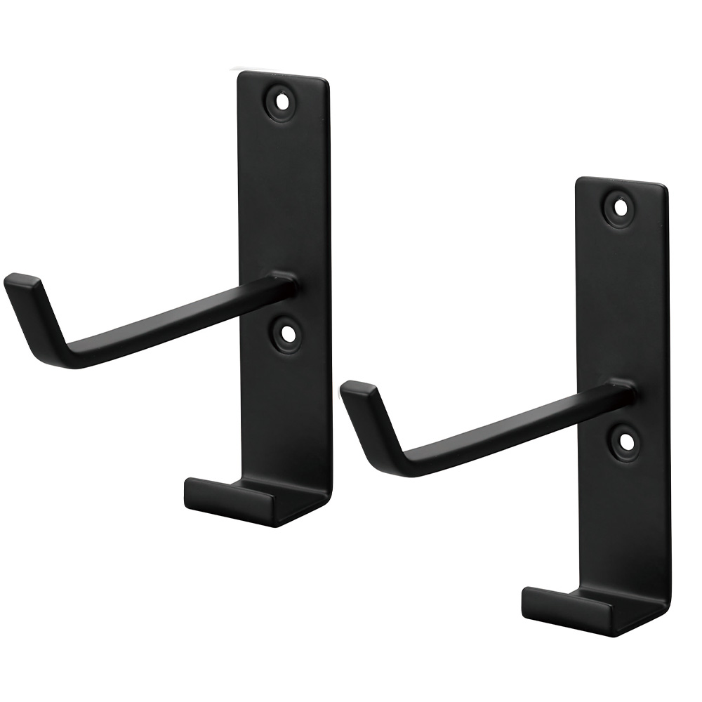 山崎実業 tower 石こうボード壁対応 ウォールヨガマットハンガー フック付き タワー 収納 壁面収納 フィットネス エクササイズ ジム用品 壁付け | tower | 02