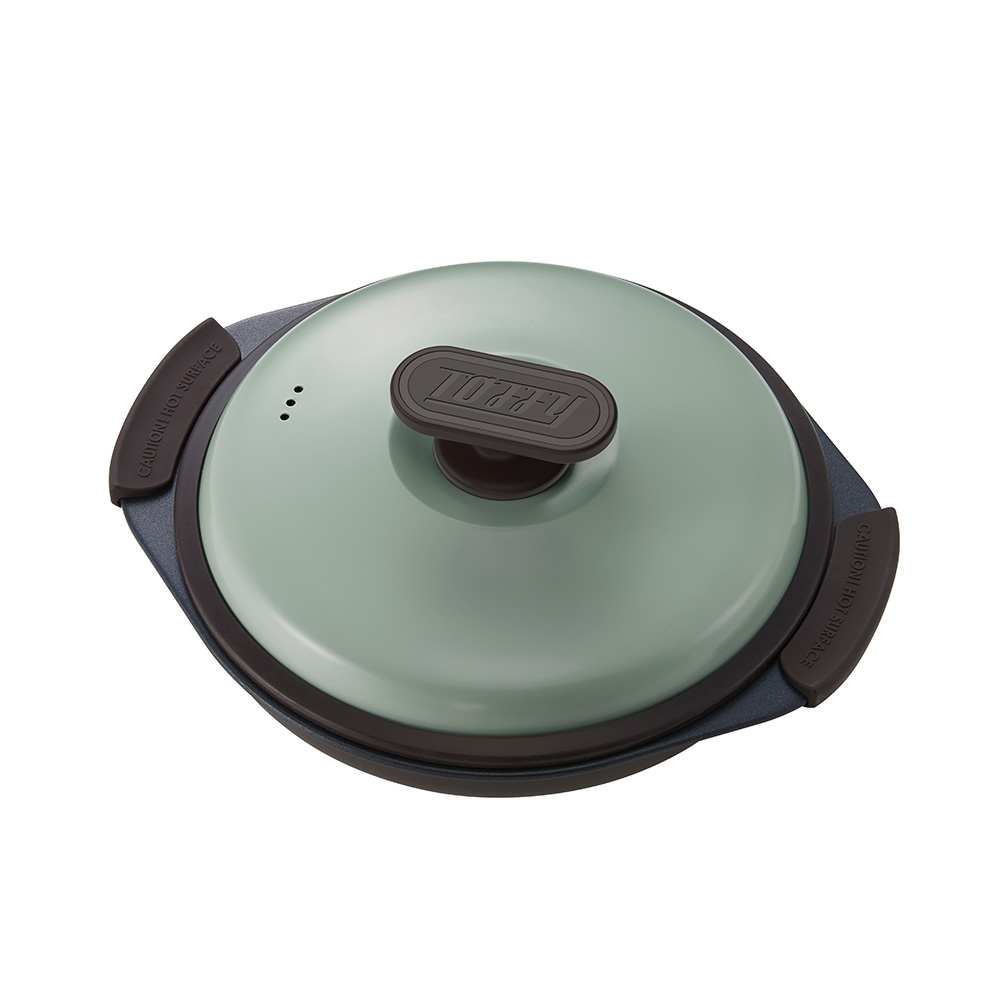 グリルパン トフィー 電子レンジ用グリルパン グリルパン フタ付き レンジで焼き魚  レシピ付き レンジ調理 おしゃれ Toffy ラドンナ ギフト 耐熱皿 | Toffy | 01