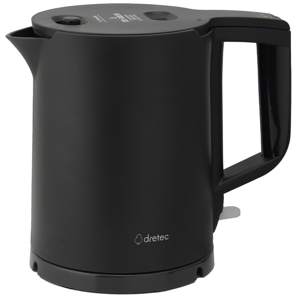 電気ケトル ポット 0.8L 800ml ピタポット 湯沸かし器 ヤカン 軽量 転倒時湯漏れ防止構造 自動オフ シンプル おしゃれ 一人暮らし 新生活 空焚き防止 ドリテック | ドリテック | 02