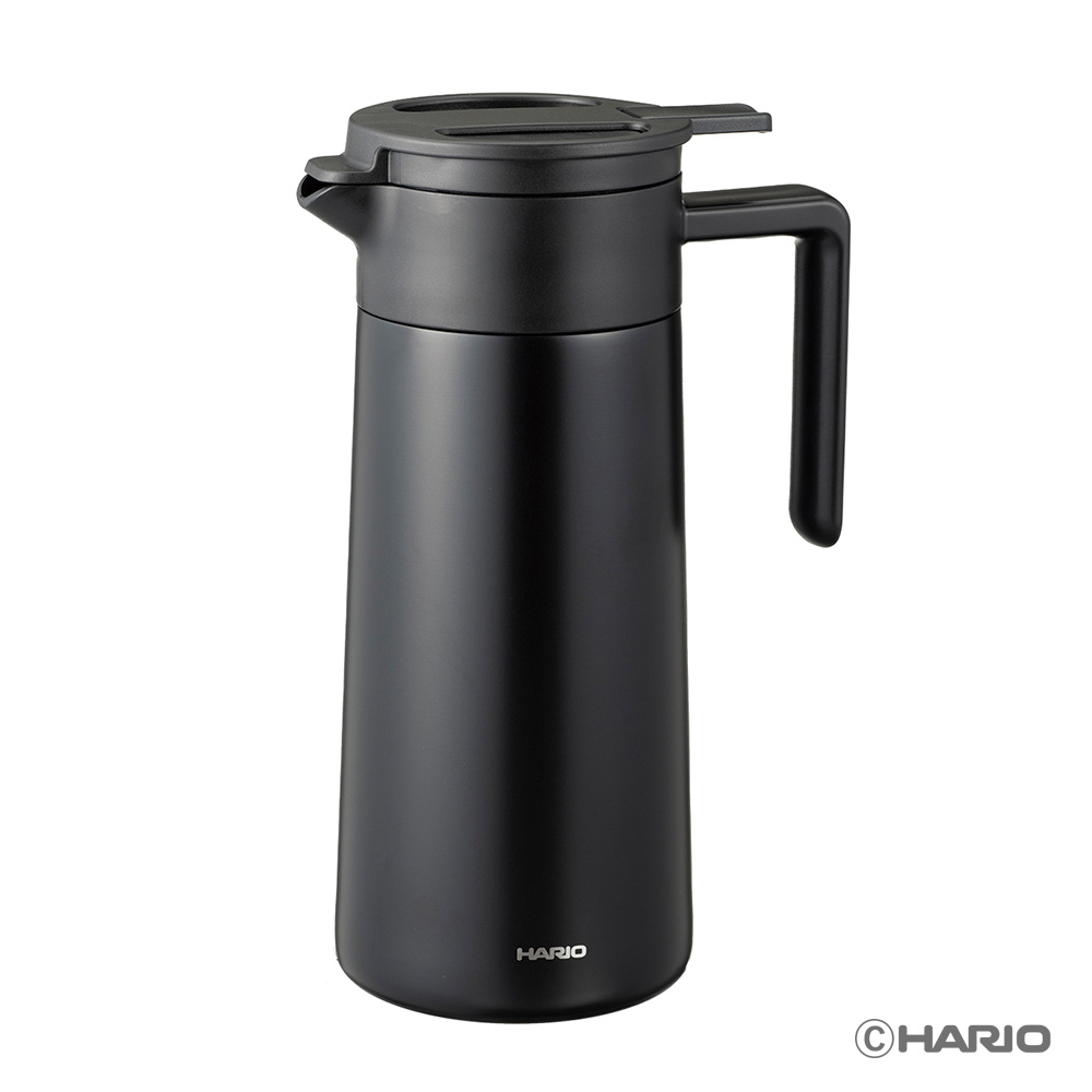 HARIO セラミックコーティング 真空二重保温ポット 800ml 保冷 卓上 ハンディ コーヒーポット ティーケトル 真空断熱構造｜select-coco10｜03