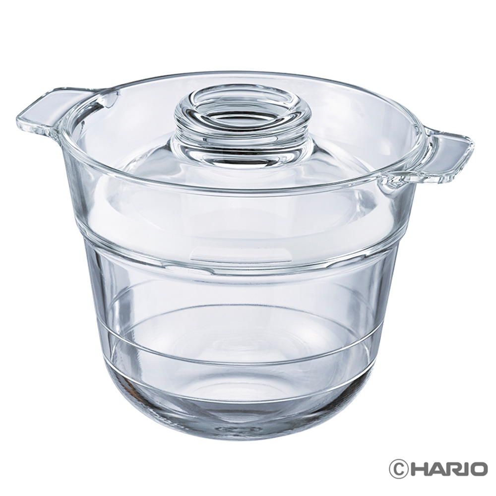HARIO 一膳屋 電子レンジ用炊飯器 0.5合 1合 ご飯炊き 炊飯 ごはん釜 米炊き レンジ調理 レンチン 白米 炊き込みご飯 日本製 食洗機 | HARIO | 01