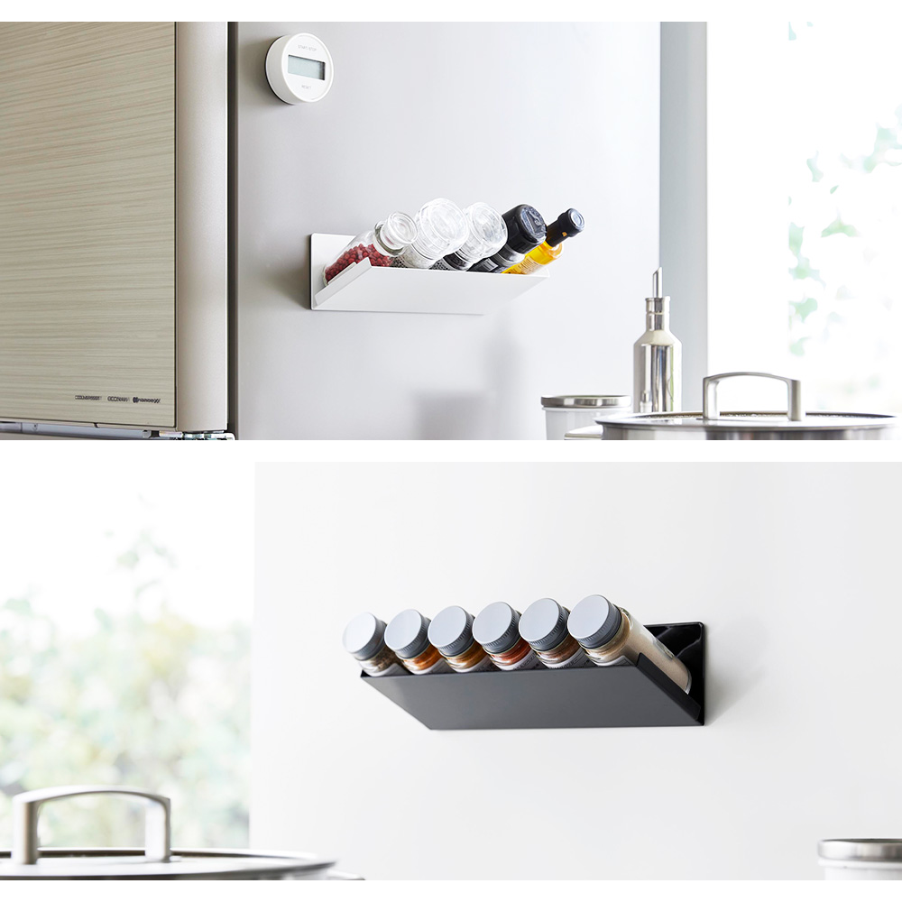 tower 山崎実業 マグネット斜め置きスパイスラック タワー 調味料