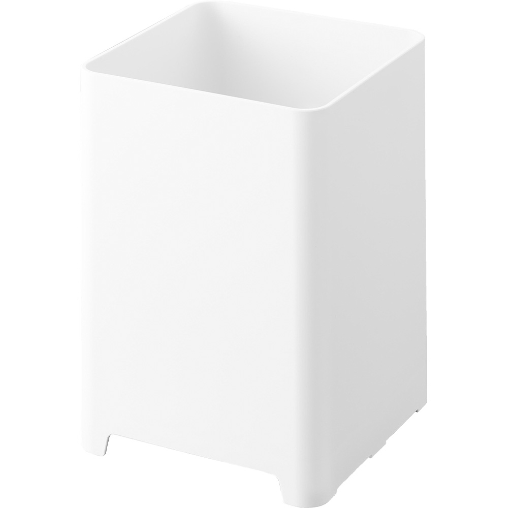 山崎実業 tower 水が抜けるゴミ箱 タワー 5L くず入れ  5リットル 置き型 大容量 お風呂 バス 浴室 蓋なし 四角 ダストボックス | tower | 01
