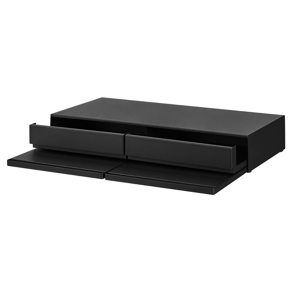 山崎実業 tower ツーウェイ キッチン家電下 引き出し & スライドテーブル タワー W80 幅80cm 収納 ラック ドロワー 作業台 一時置き | tower | 02