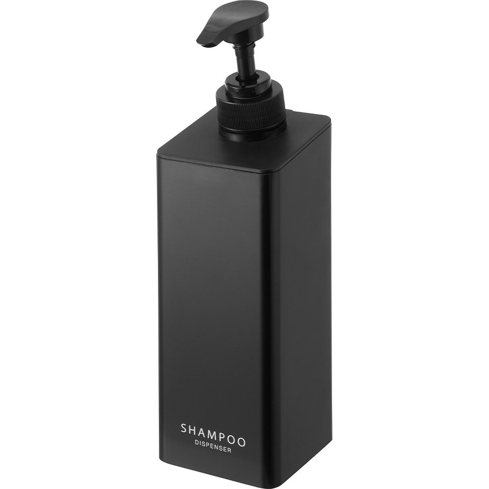 山崎実業 tower たっぷり洗剤が出るマグネットディスペンサー タワー シャンプー コンディショナー ボディソープ ボトル 浮かせる収納 詰め替え容器 | tower | 02
