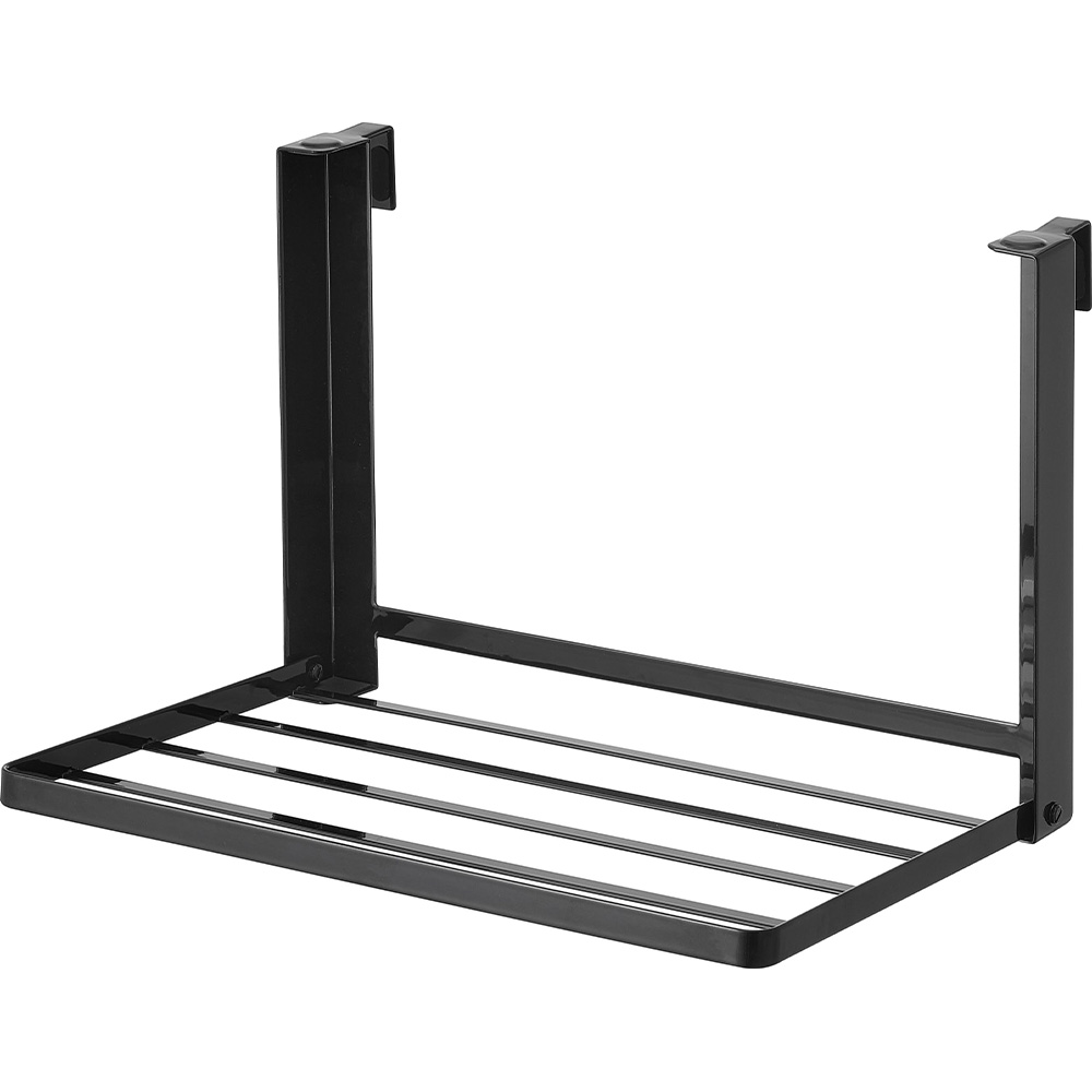 山崎実業 tower 引っ掛け折り畳み棚 タワー 台 折りたたみ ランドリーラック ウォールシェルフ タオル置き 洗面所 一時置き タオルハンガー | tower | 02