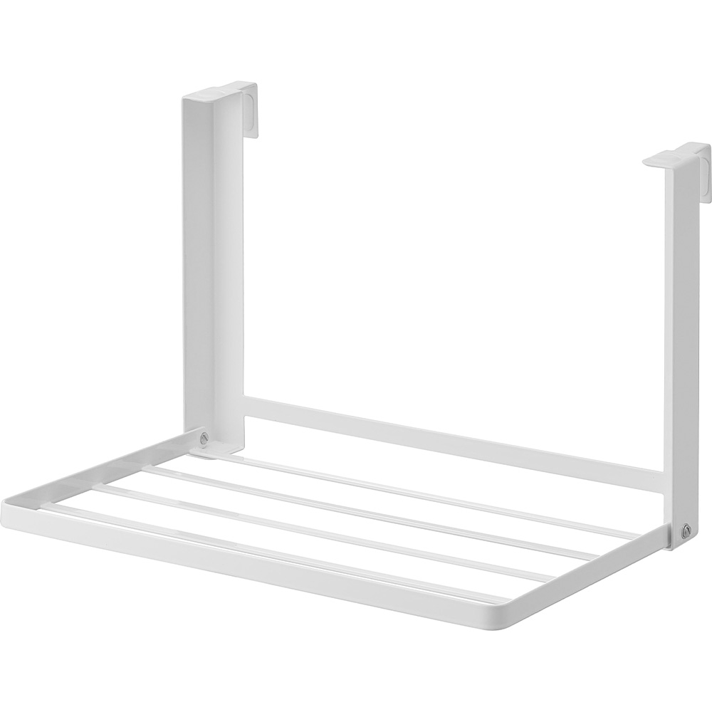 山崎実業 tower 引っ掛け折り畳み棚 タワー 台 折りたたみ ランドリーラック ウォールシェルフ タオル置き 洗面所 一時置き タオルハンガー | tower | 01