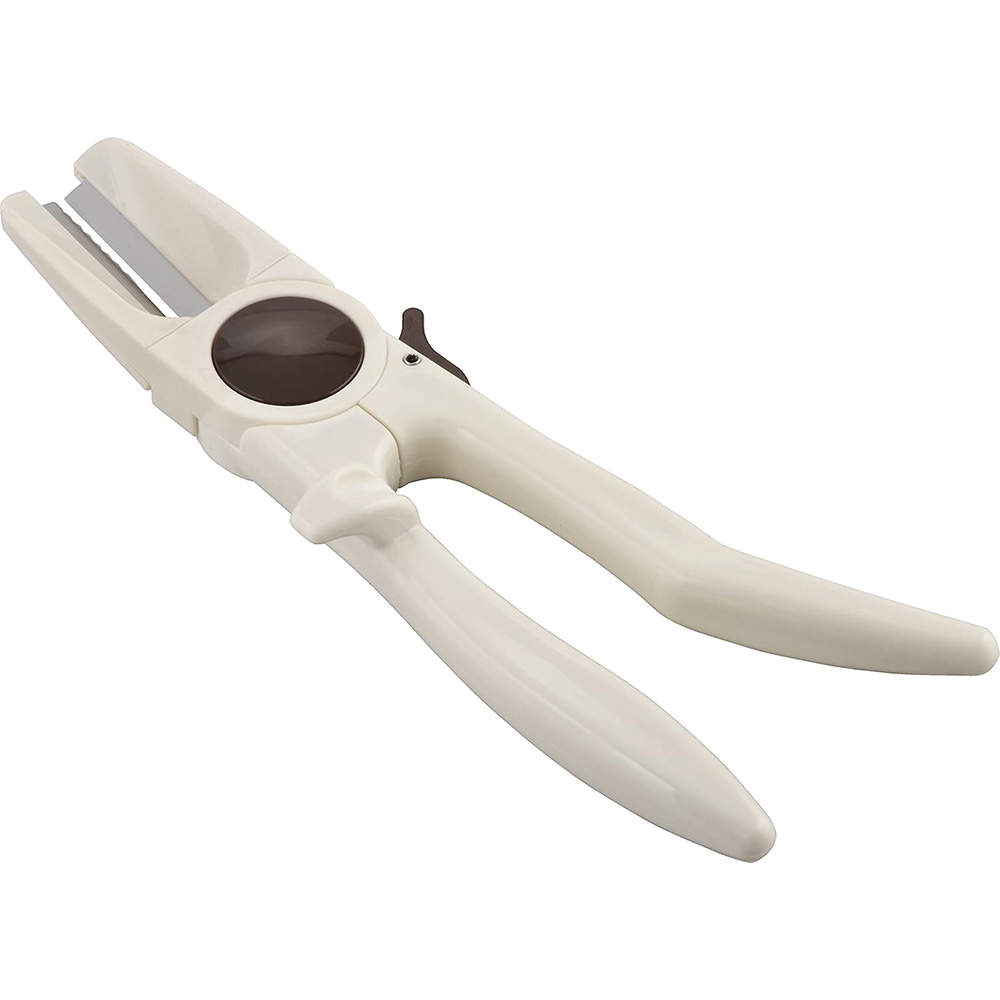 栗むき器 栗むき機 ステンレス 栗剥き 栗 栗の皮むき 皮剥き 皮むき器 ハサミ型 はさみ型 鬼皮 渋皮 固い皮 日本製 刃先キャップ | 和平フレイズ | 01