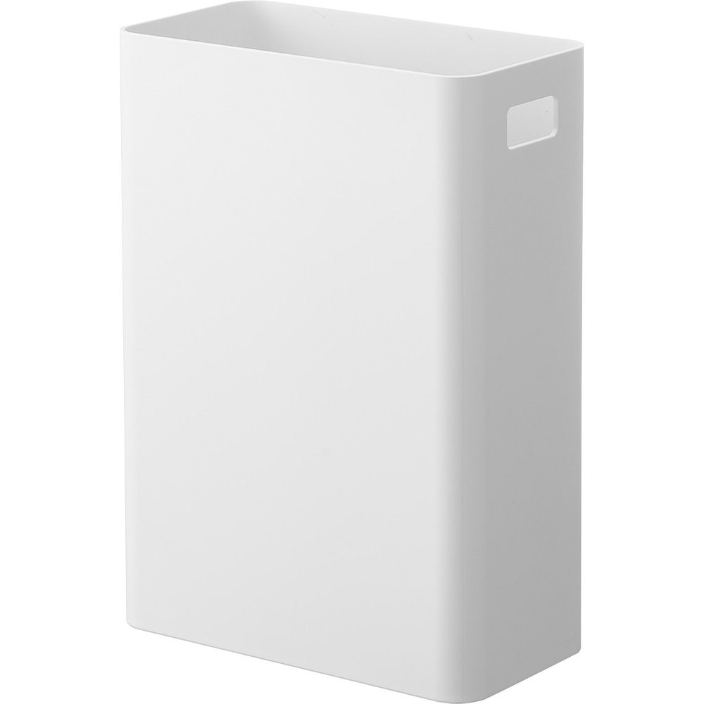山崎実業 tower ウォールトラッシュカン タワー 7L 石こうボード壁対応 ゴミ箱 フタなし 角型 浮かせる シンプル 木ネジ 持ち手付き 壁掛け | tower | 01