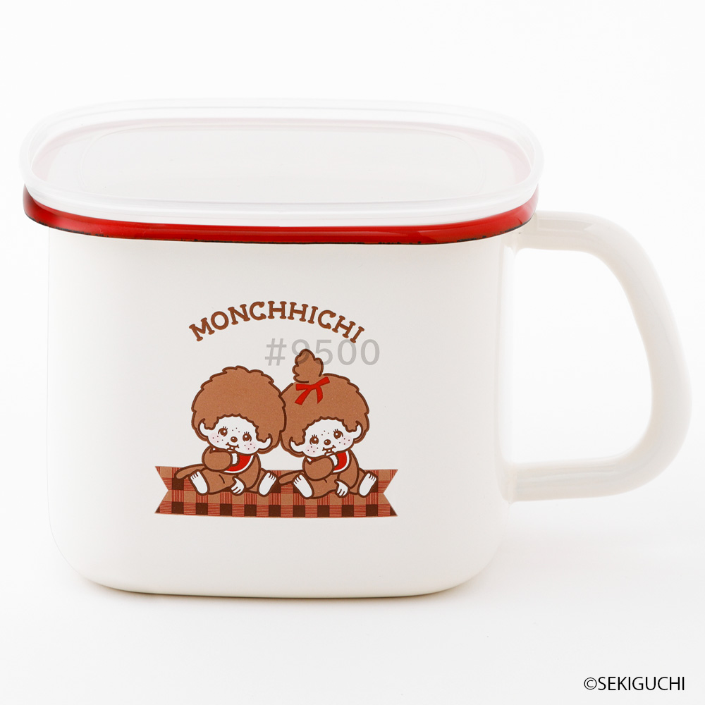 富士ホーロー モンチッチ 角型みそポット IH 直火 ガス オーブン対応