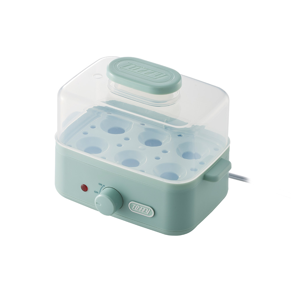 ゆでたまごメーカー エッグスチーマーToffy トフィー ゆで卵 蒸し料理 簡単 温泉卵 ゆで卵器 半熟たまご 固ゆで スチーム 卵 ゆで卵 おしゃれ かわいい ギフト | Toffy | 01