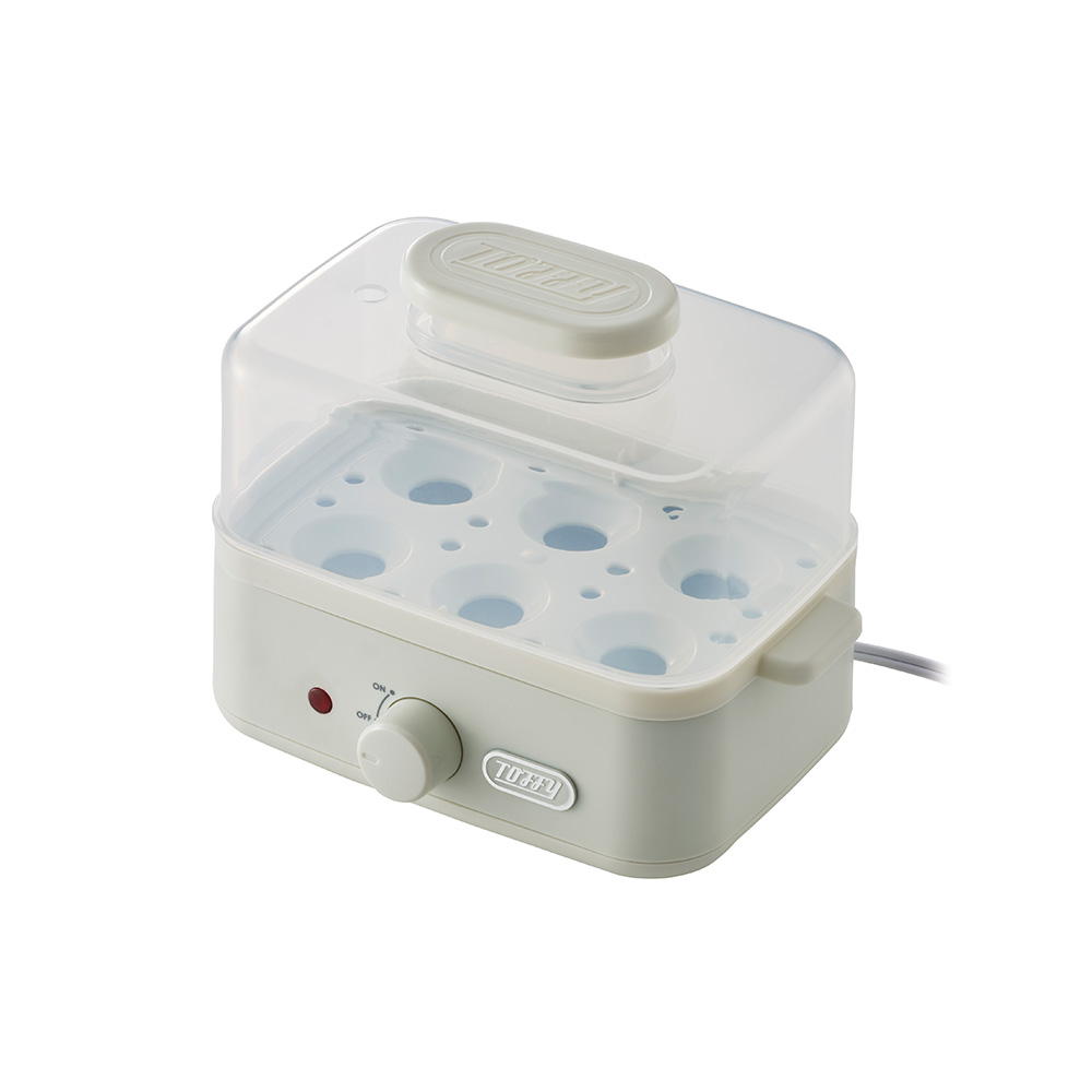 ゆでたまごメーカー エッグスチーマーToffy トフィー ゆで卵 蒸し料理 簡単 温泉卵 ゆで卵器 半熟たまご 固ゆで スチーム 卵 ゆで卵 おしゃれ かわいい ギフト | Toffy | 02