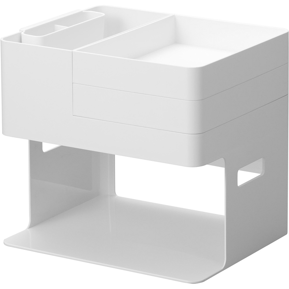 山崎実業 tower ネイルライト&ジェルネイル用品収納ケース タワー ネイル用品 ネイルケアグッズ セルフネイル ポリッシュ マニキュア ネイルライト | tower | 01