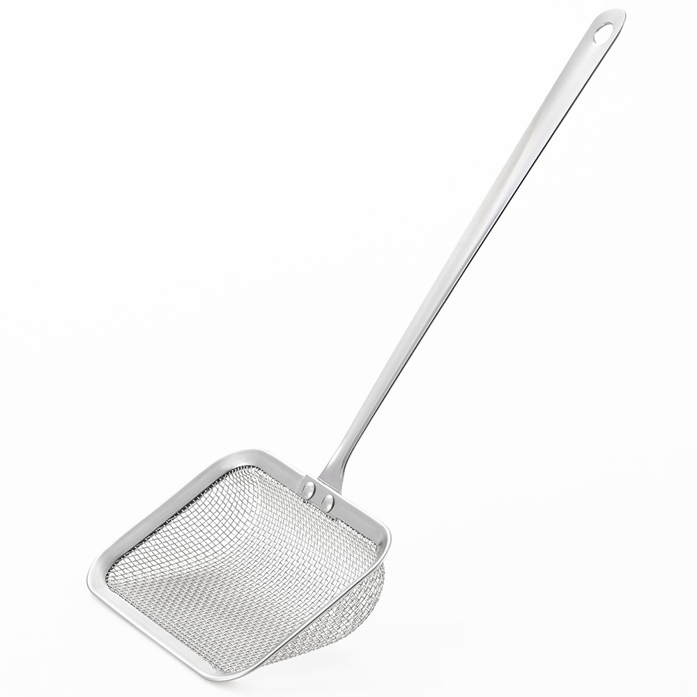 カス揚げ 角型 かす揚げ 揚げアミ 油切り 揚げざる すくい油切り ステンレス 網 天かす 料理のいろは 食洗機対応 ヨシカワ 日本製 | 料理のいろは | 01