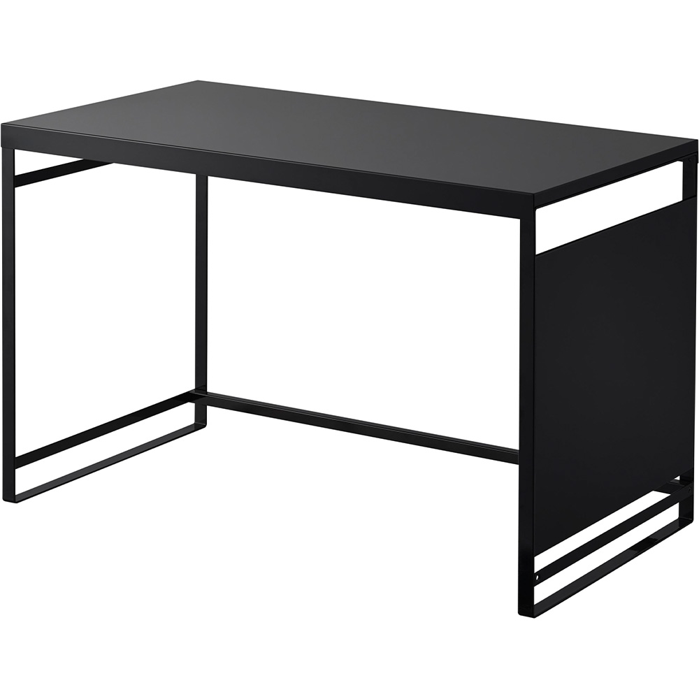 山崎実業 tower スチールパネル付きレンジラック タワー W75 レンジラック 幅65cm以上 電子レンジ 大型 棚 マグネット 収納 フック | tower | 02