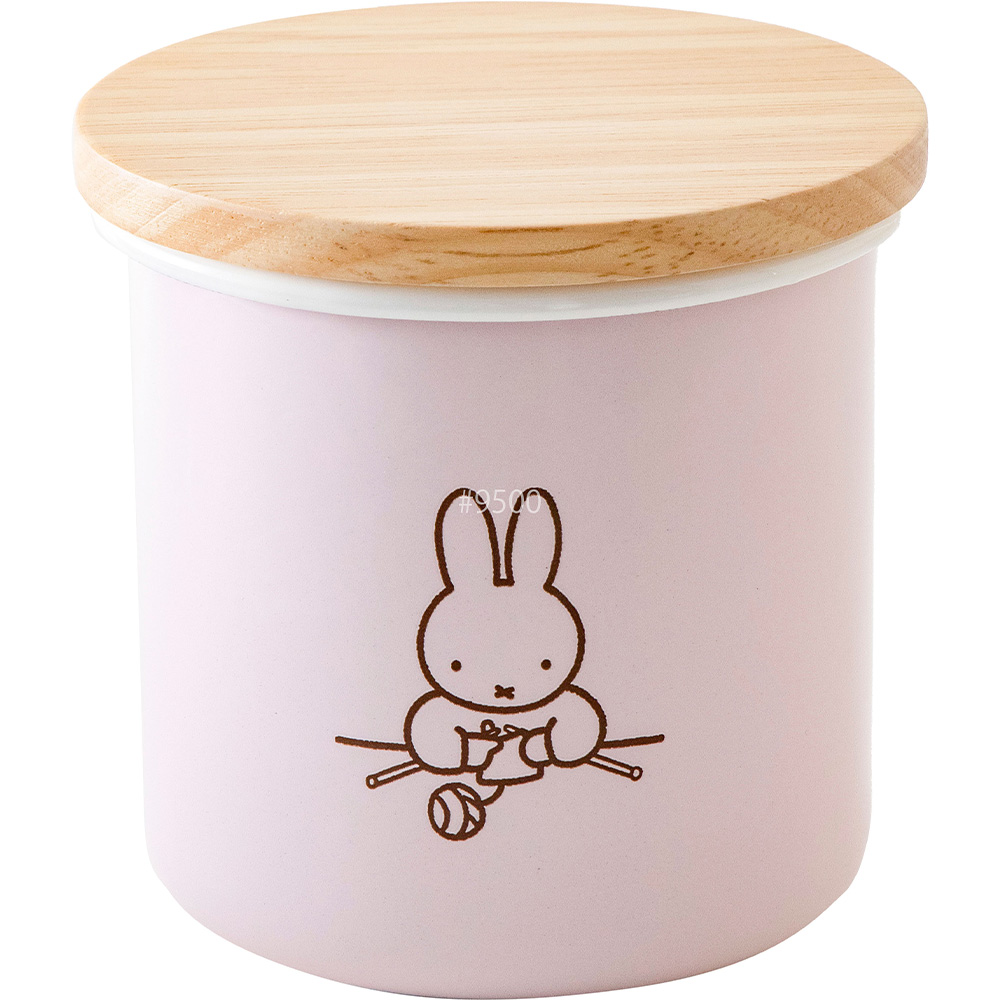 ミッフィー パステル 9cm キャニスター ホーロー Miffy miffy ミッフィー キッチン ブルーナ 富士ホーロー 調味料 蓋 フタ 容器 保存容器 砂糖 塩 珈琲 | 富士ホーロー | 02