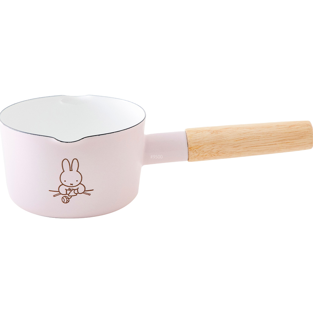 ミッフィー パステル 12cm ミルクパン 片手鍋 鍋 ガス火 直火 ホーロー Miffy miffy ミッフィー キッチン ブルーナ 富士ホーロー 琺瑯 離乳食 ミルク 温め | 富士ホーロー | 02