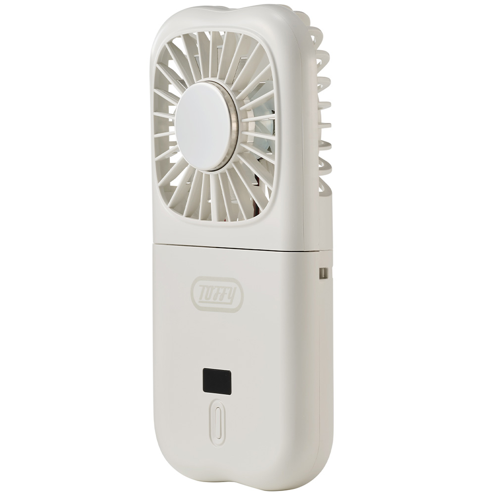 ハンディファン 冷却プレート 扇風機 Toffy 折りたたみひんやりファン 卓上 携帯 手持ち 小型 usb 充電式 ポータブル ミニファン 持ち運び 風量調節 首掛け | Toffy | 01
