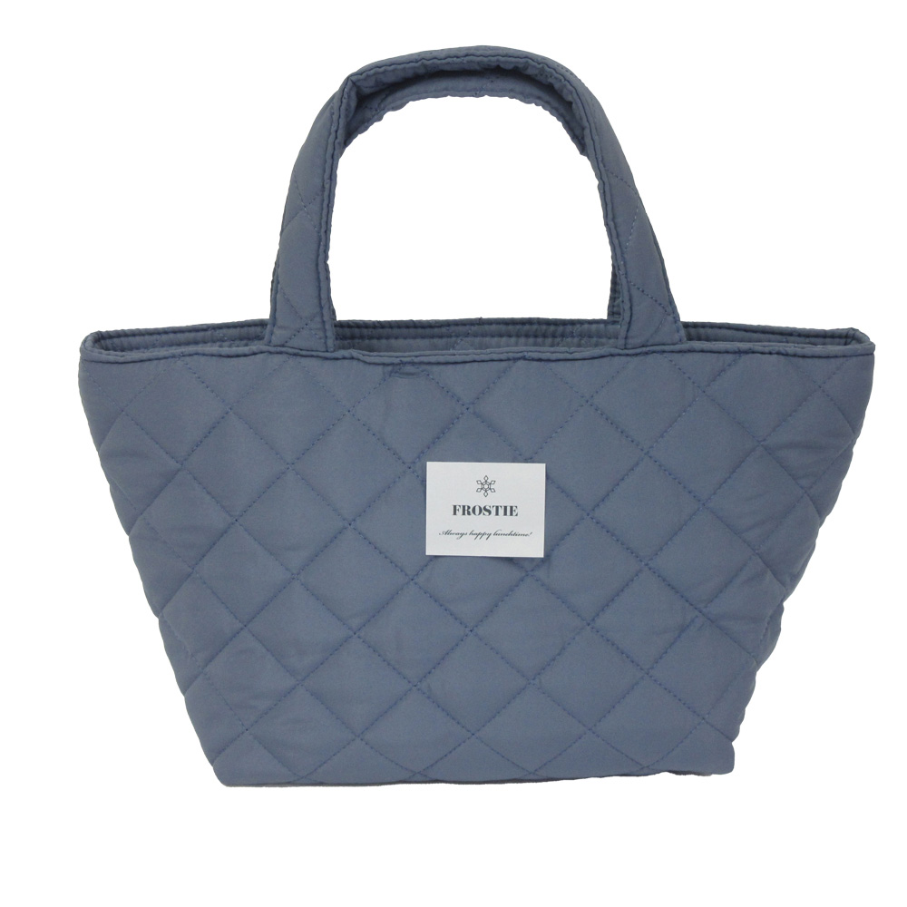 保冷バッグ FROSTIE キルティング ランチバッグ 弁当袋 お弁当 お弁当バッグ ランチトート 保冷 大容量 おしゃれ お弁当入れ マチ 広い ポケット |  | 03