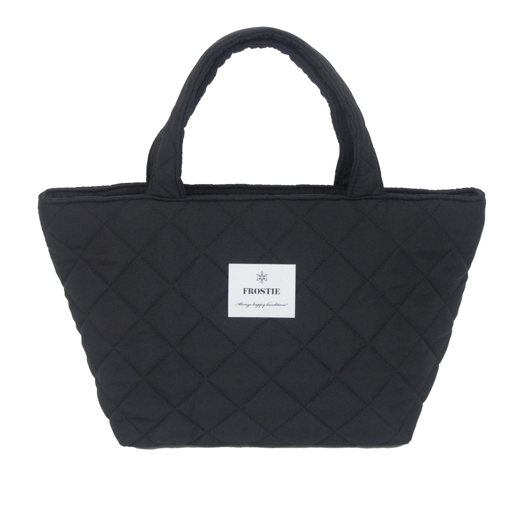 保冷バッグ FROSTIE キルティング ランチバッグ 弁当袋 お弁当 お弁当バッグ ランチトート 保冷 大容量 おしゃれ お弁当入れ マチ 広い ポケット |  | 01