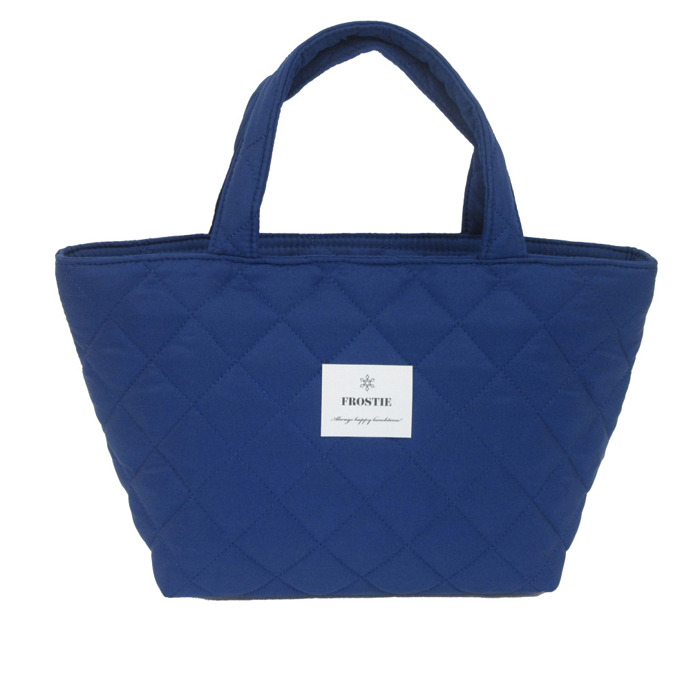 保冷バッグ FROSTIE キルティング ランチバッグ 弁当袋 お弁当 お弁当バッグ ランチトート 保冷 大容量 おしゃれ お弁当入れ マチ 広い ポケット |  | 02
