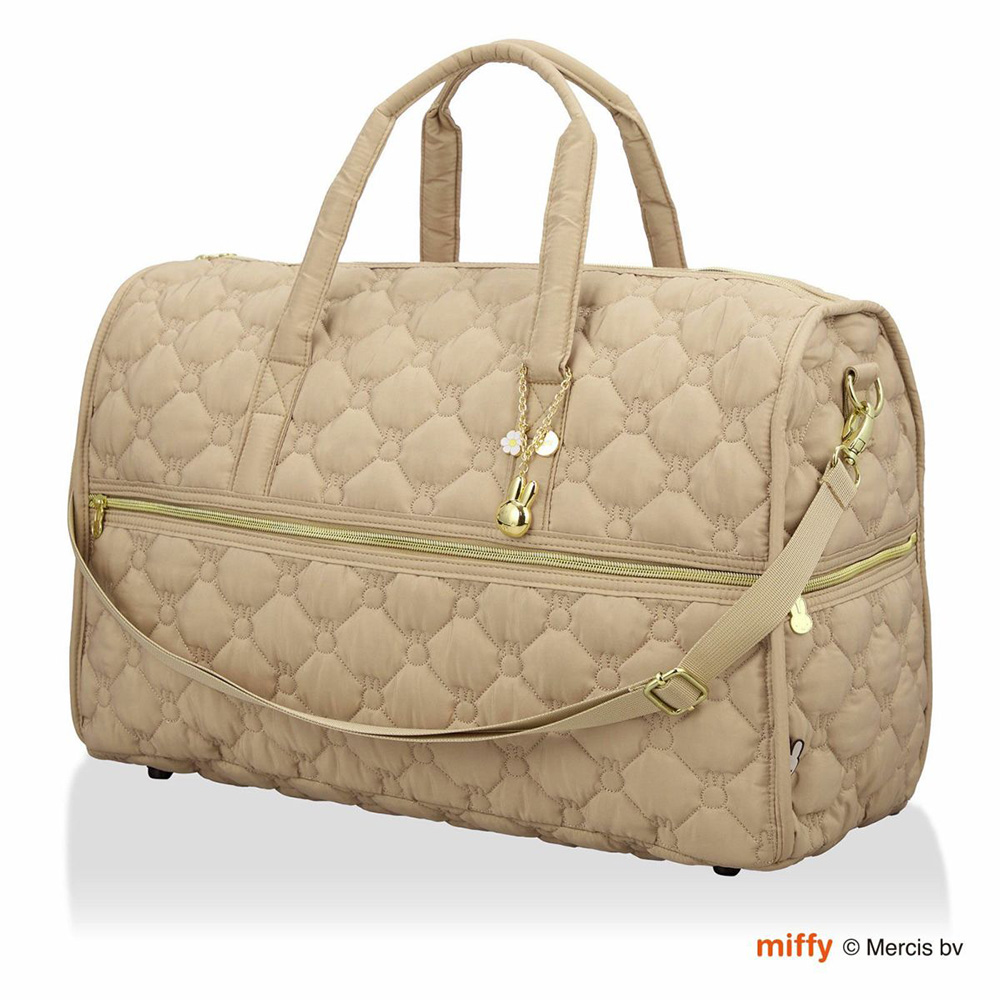 ミッフィー ボストンバッグ キルティング miffy 31L ショルダーバッグ ショルダーベルト キャリーオン 軽量 大容量 ポケット 旅行 出張 かばん シフレ | Siffler | 03