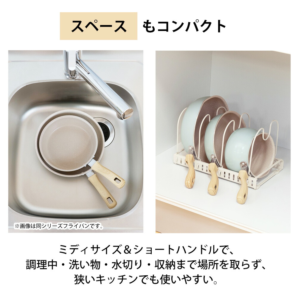 和平フレイズ マルチポット 片手鍋 15cm IH対応 ガス火 アルミ フッ素