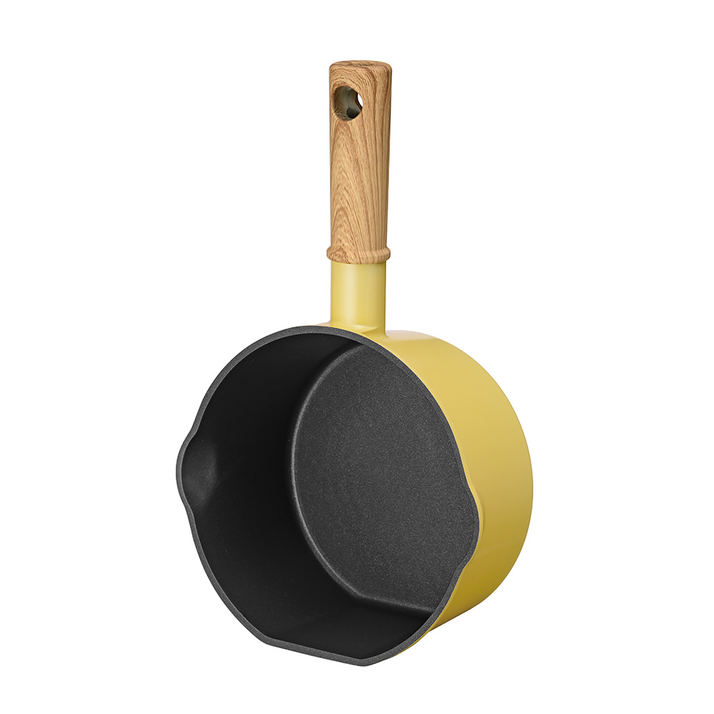 片手鍋 ココミッケ IH対応スタンドパン 16cm ガス IH対応 フライパン 横置き スタンド ミルクパン マルチパン フッ素加工 立てて置ける 立つ かわいい カラフル | 和平フレイズ | 02