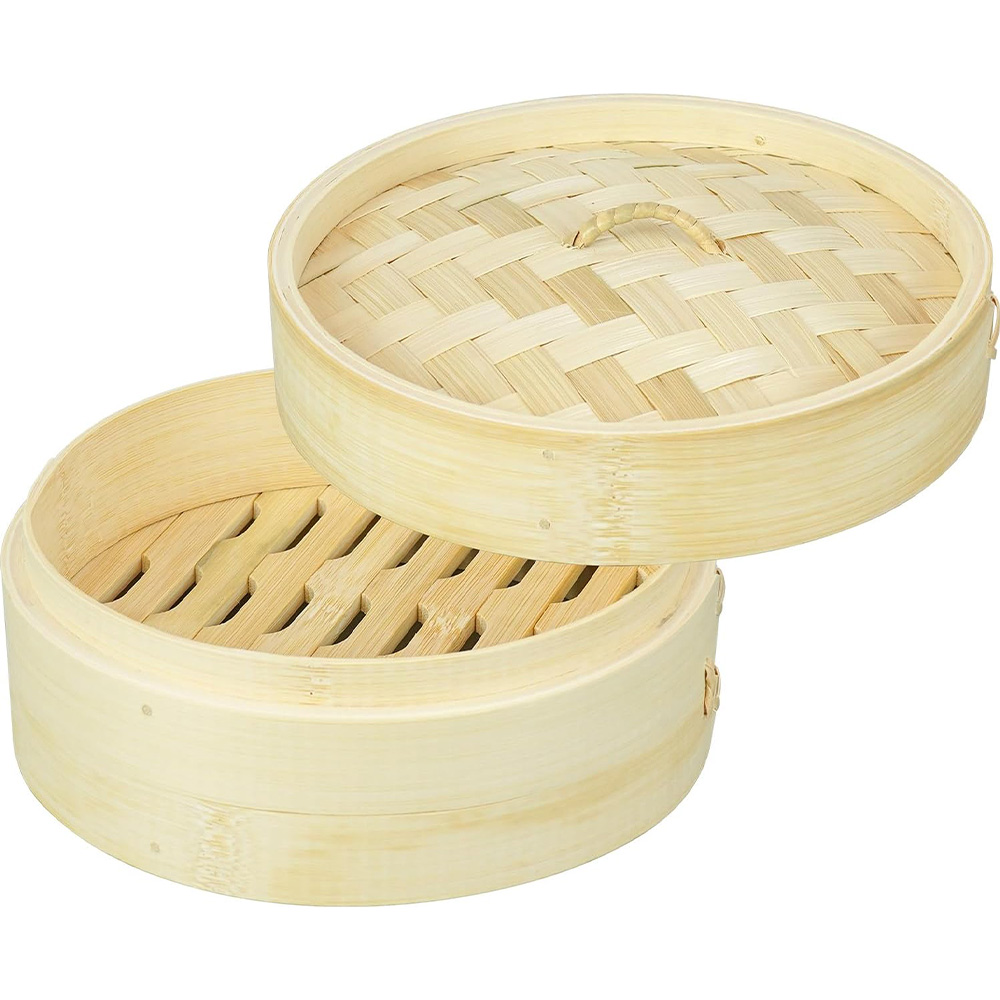 竹せいろ 18cm 20cm 25cm 1段 セット 蒸篭 中華セイロ 蒸し料理 蒸し器 蒸し鍋 野菜 肉まん 蒸しかご スチーマー 温野菜 ほこな hocona 和平フレイズ | 和平フレイズ | 01