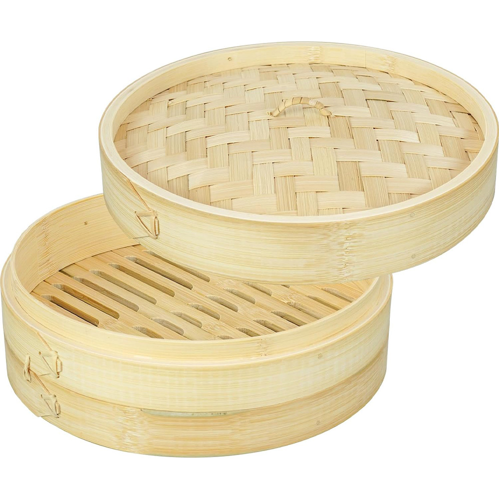 竹せいろ 18cm 20cm 25cm 1段 セット 蒸篭 中華セイロ 蒸し料理 蒸し器 蒸し鍋 野菜 肉まん 蒸しかご スチーマー 温野菜 ほこな hocona 和平フレイズ | 和平フレイズ | 03