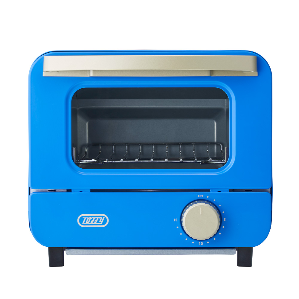 Toffy オーブントースター ミニ トフィー 1枚焼き 卓上 小型 コンパクト  一人暮らし タイマー15分 上下ヒーター トレー おしゃれ かわいい カラフル ラドンナ | Toffy | 02