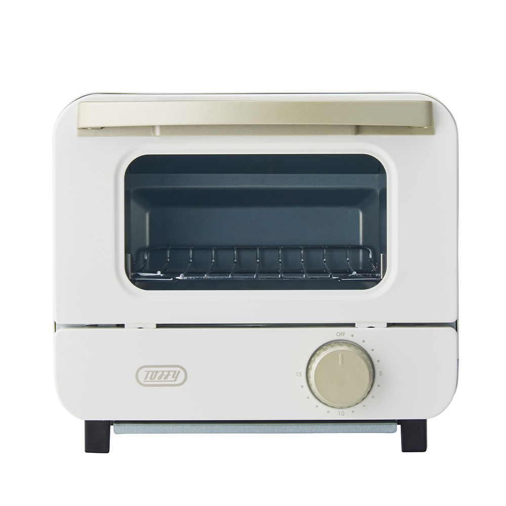 Toffy オーブントースター ミニ トフィー 1枚焼き 卓上 小型 コンパクト  一人暮らし タイマー15分 上下ヒーター トレー おしゃれ かわいい カラフル ラドンナ | Toffy | 03
