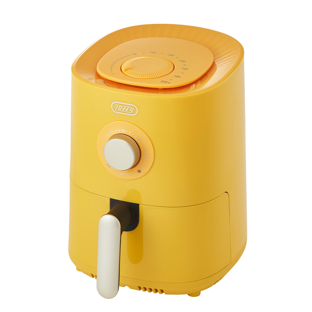 Toffy エアフライヤー ミニ 1.2L トフィー ノンフライヤー 揚げ物 油不要 電気フライヤー エアオーブン ヘルシー 小型 唐揚げ ポテト コンパクト ラドンナ | Toffy | 02