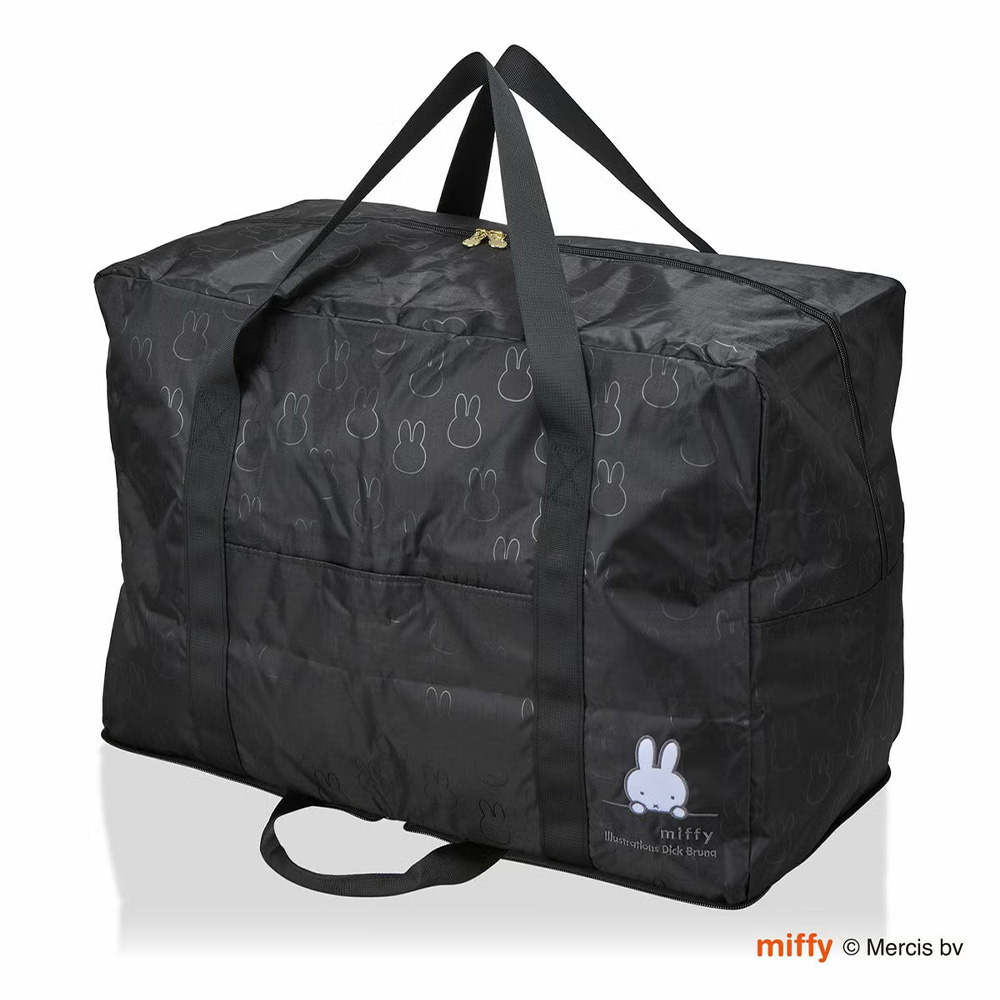 ミッフィー 大型 超大型 折りたたみボストンバッグ 65L 130L miffy 軽量 大きい 肩掛け キャリーオンバッグ 収納袋付き 大容量 スクエア 旅行 引っ越し シフレ | Siffler | 01