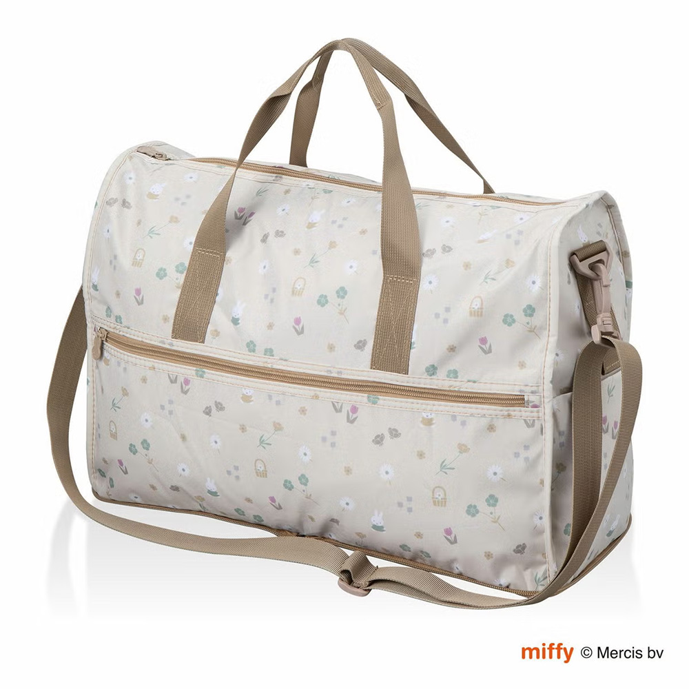 ミッフィー ボストンバッグ M L miffy 23L 38L 大容量 折りたたみ ショルダーベルト キャリーオン 軽量 旅行 出張 かばん シフレ 修学旅行 肩掛け キャラクター | Siffler | 01