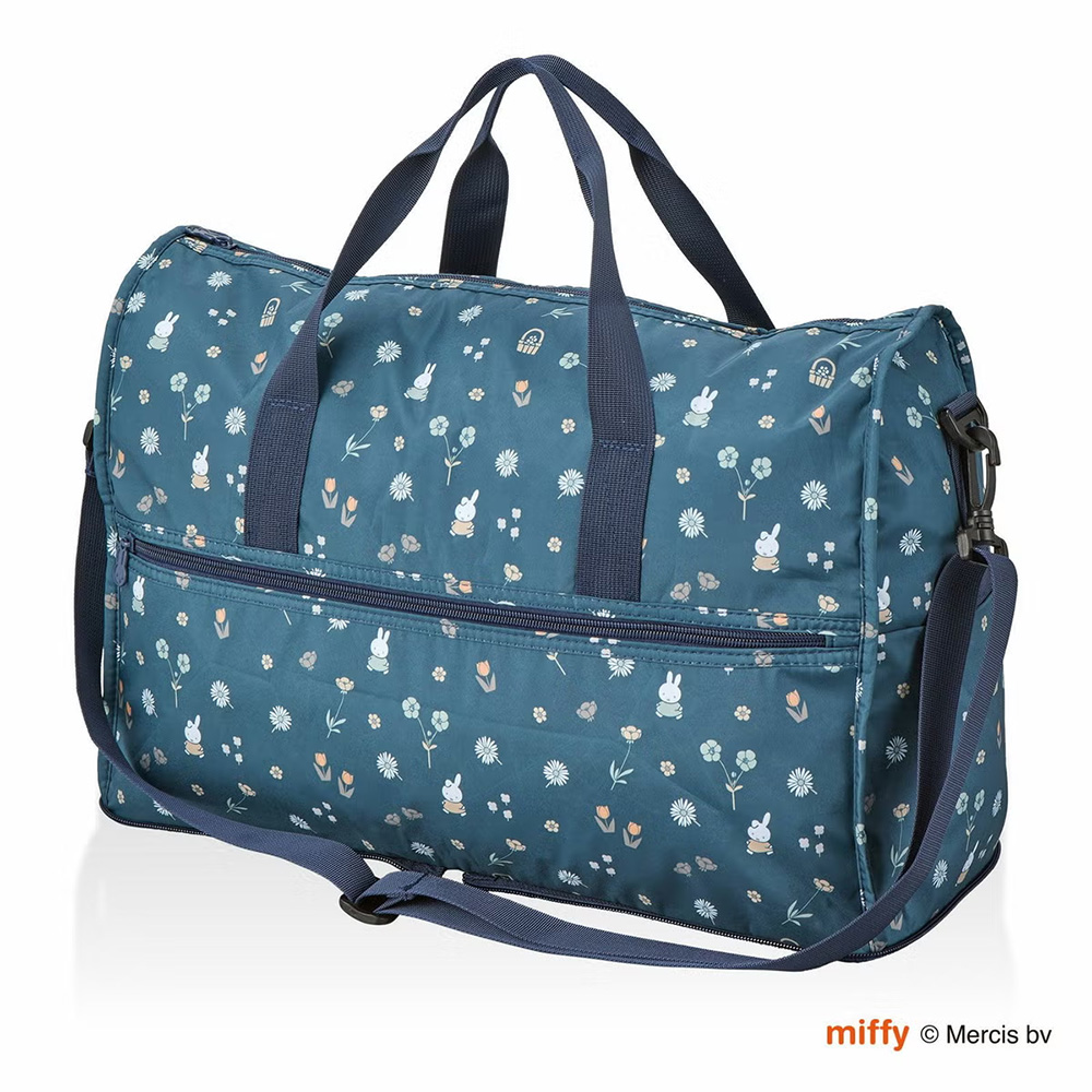 ミッフィー ボストンバッグ M L miffy 23L 38L 大容量 折りたたみ ショルダーベルト キャリーオン 軽量 旅行 出張 かばん シフレ 修学旅行 肩掛け キャラクター | Siffler | 02