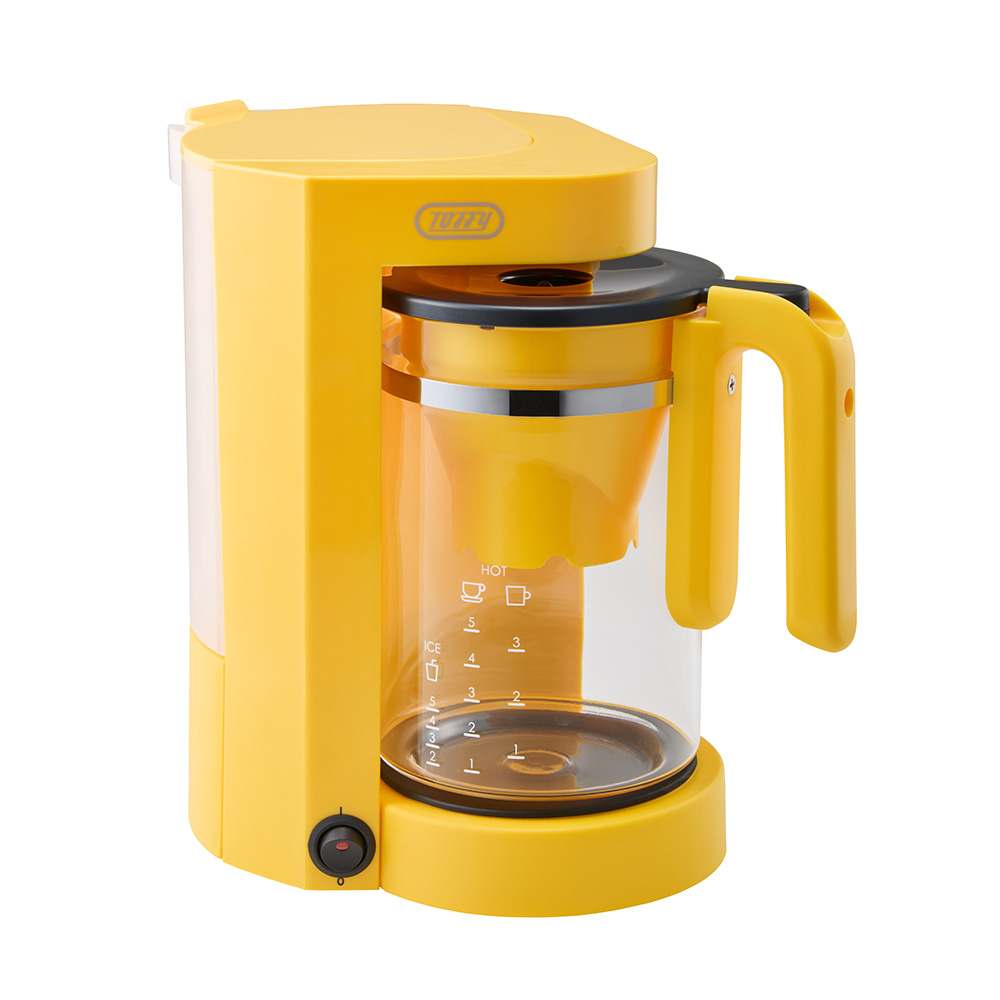 Toffy Tea&Coffeeメーカー コーヒー ティー お茶 紅茶 保温 蒸らし機能 ドリップ式 脱着式タンク ガラスポット メッシュフィルター 計量スプーン ラドンナ | Toffy | 01