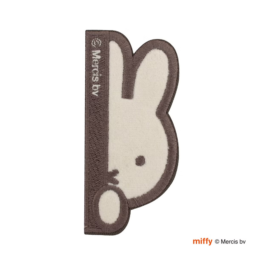 ミッフィー miffy スーツケースステッカー シール サガラ刺繍 ワッペン かわいい キャラクター 旅行 目印 キズ防止 バッグ PC タブレット ノートPC シフレ | Siffler | 06
