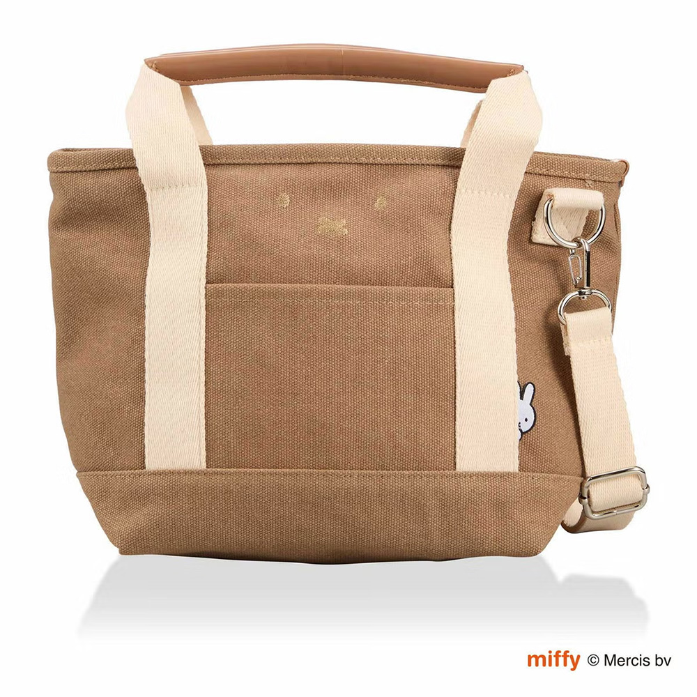 ミッフィー 2WAYトートバッグ 保冷 ランチお弁当 ショルダー アルミ miffy ミッフィーフェイス ミニ 軽量 レディース クーラーかわいい キャラクター シフレ | Siffler | 04