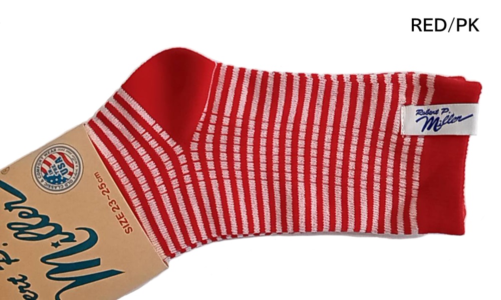 Robert P.Miller ミラー レディース ソックス ロークルー 1足 コットン 綿混 ロバート・ピー・ミラー 靴下 326C | Robert P. Miller | 12