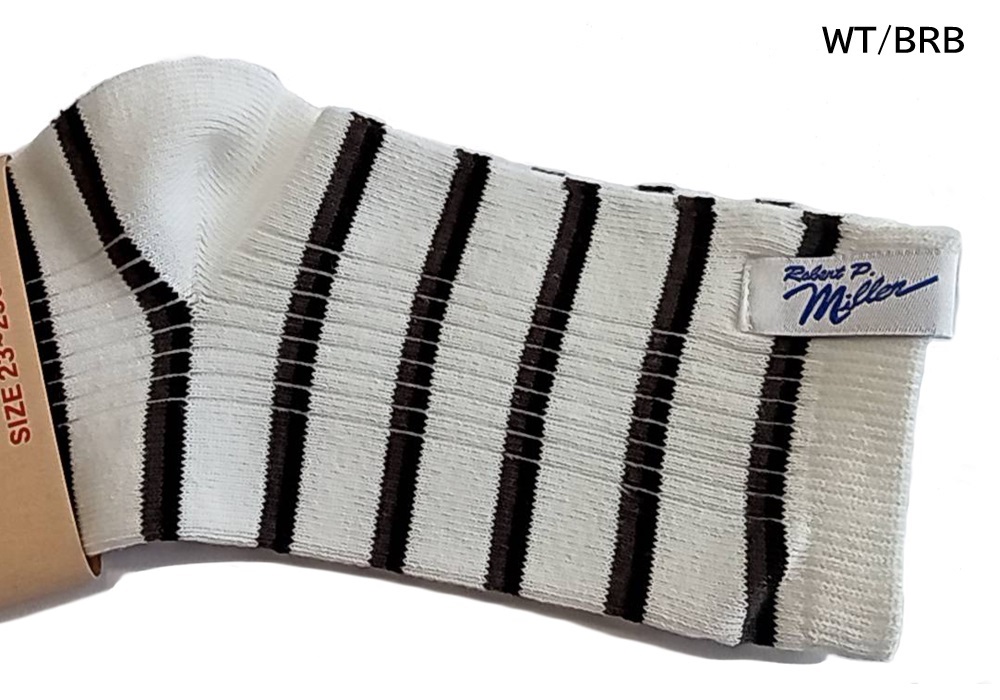 Robert P.Miller ミラー レディース ソックス ロークルー 1足 コットン 綿混 ロバート・ピー・ミラー 靴下 326C | Robert P. Miller | 08