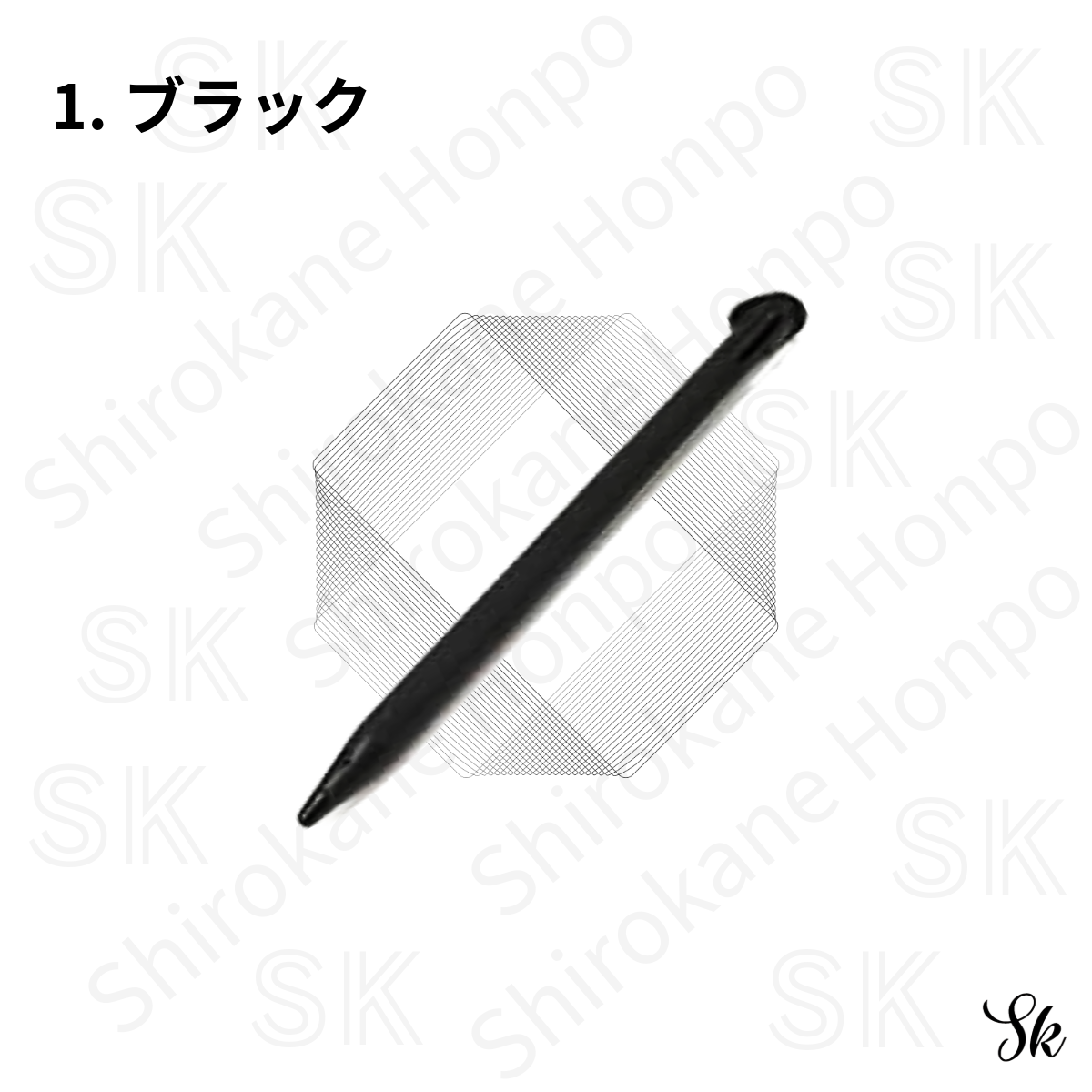 任天堂 純正 タッチペン Newニンテンドー3DSLL専用 RED-004 ブラック