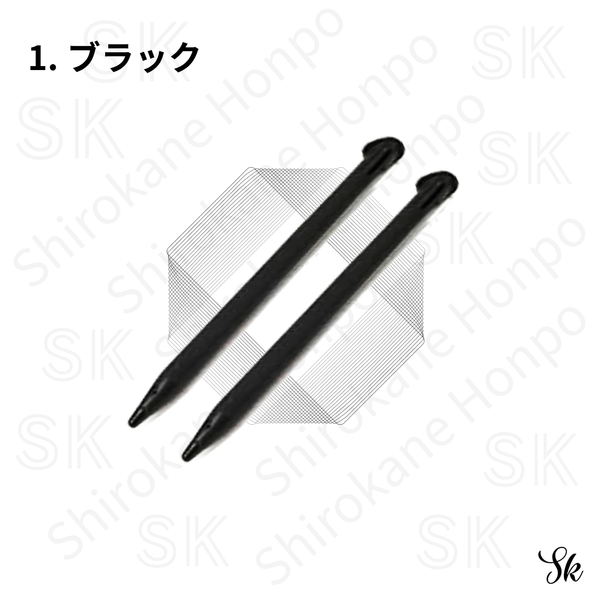 タッチペン 黒 2本 NEW 3DS LL 新品未使用 【公式通販】