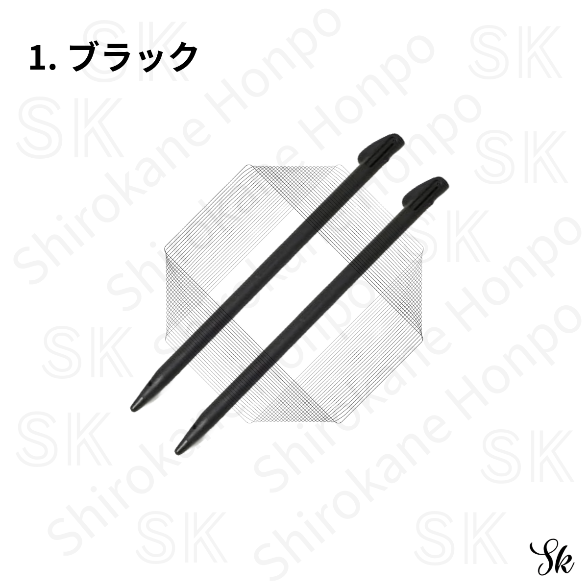 2本セット 任天堂 純正 タッチペン 3DS LL専用 黒 白 ブラック ホワイト nintendo ニンテンドー |  | 01