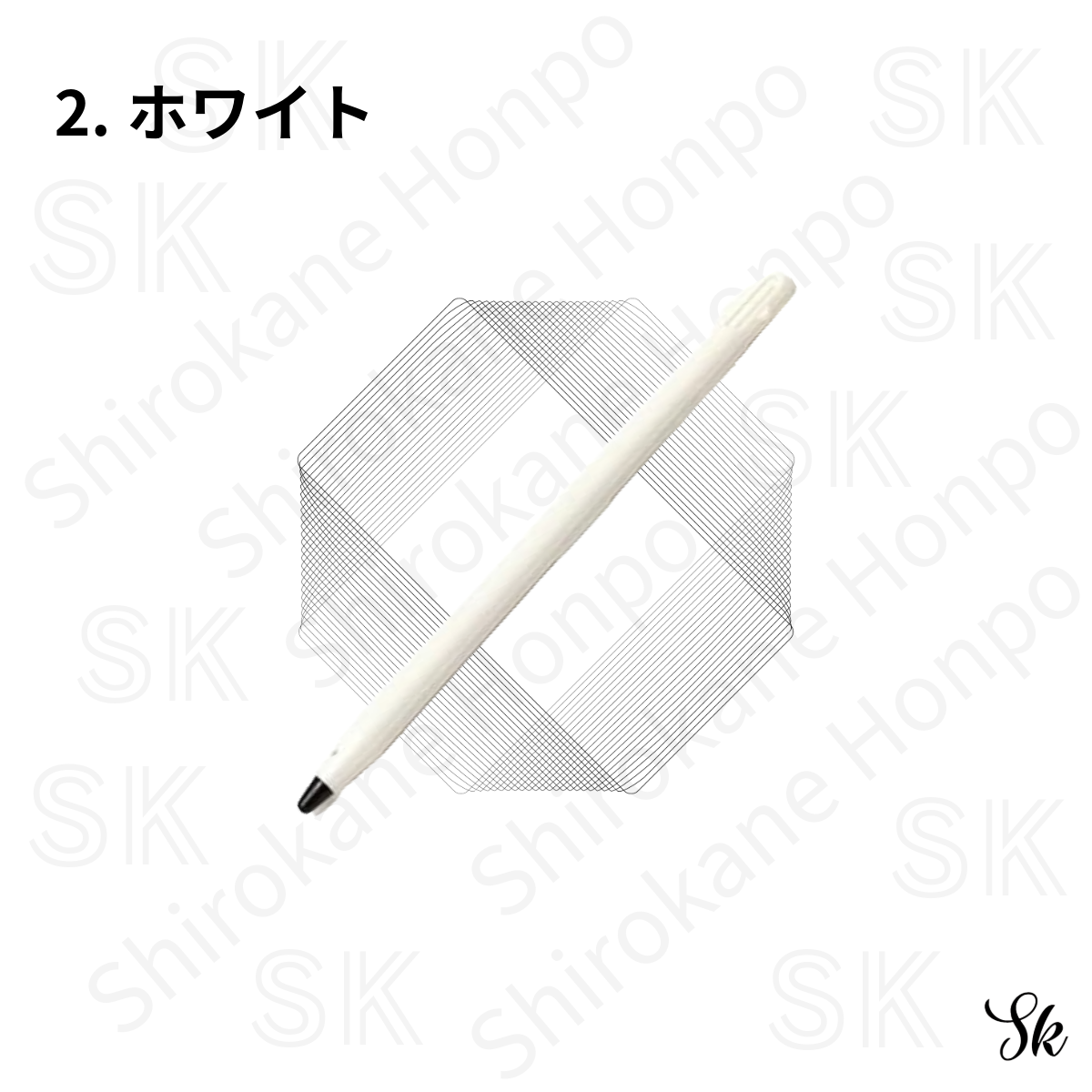 任天堂 純正 タッチペン 3DS LL専用 SPR-004 黒 白 ブラック