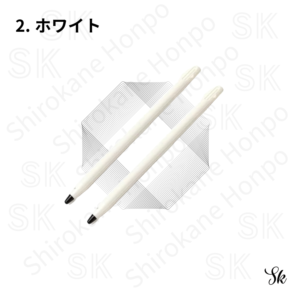 2本セット 任天堂 純正 タッチペン 3DS LL専用 黒 白 ブラック ホワイト nintendo ニンテンドー |  | 02