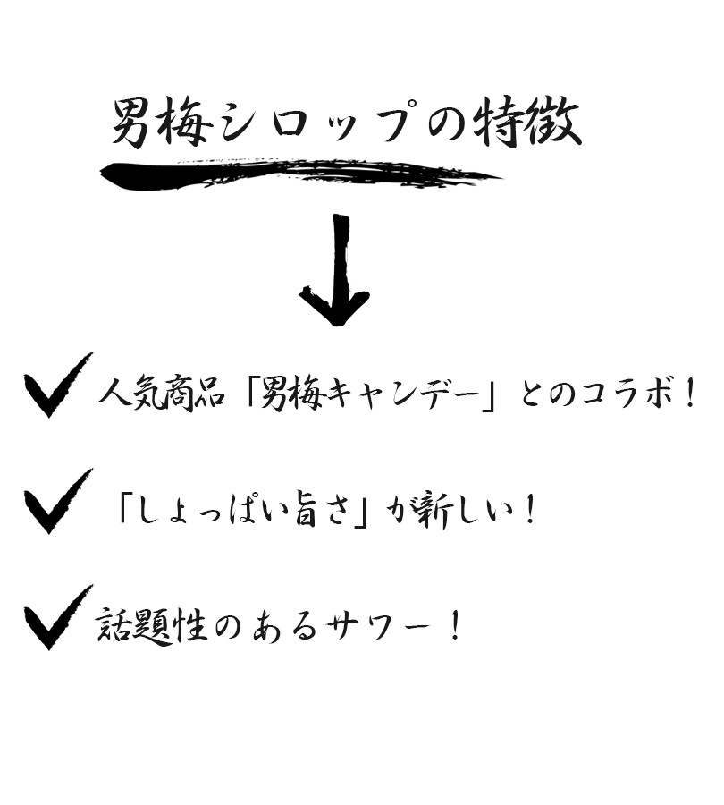 ポッカサッポロ 男梅シロップ 1000ml 業務用 紙パック 5倍希釈 かき氷